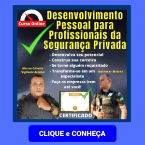 Curso de Desenvolvimento Pessoal para Profissionais da Segurança Privada